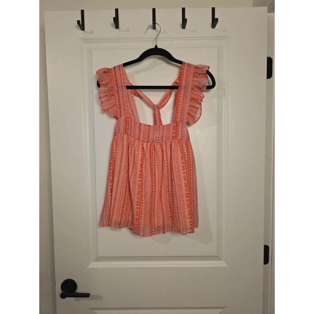 Meet Me In Santorini Pink Boho Sleeveless Top